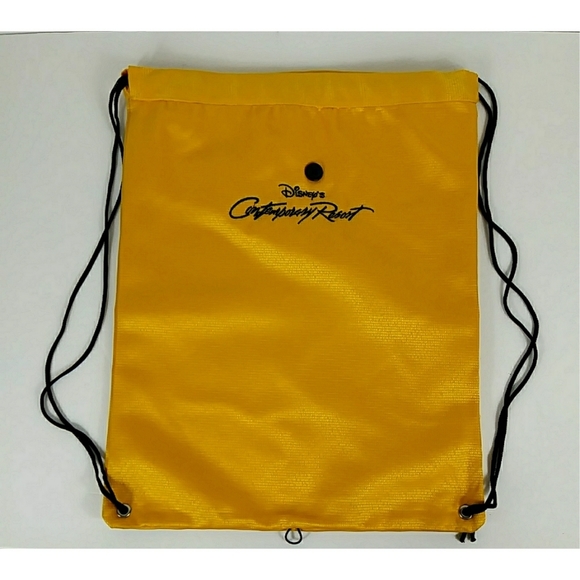 Disney Contemporary Resort Yellow String Backpack